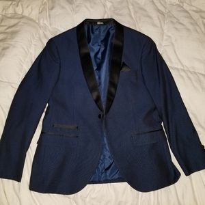 Small Men Navy Blue Suit